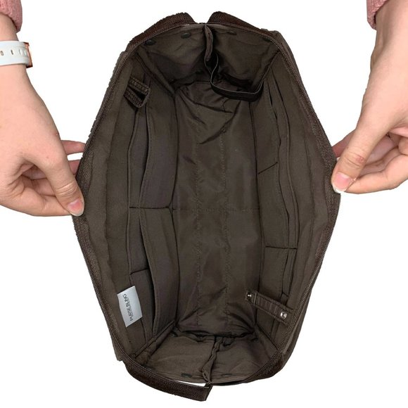 Zippered Purse Organizer Insert - Brown - Picture 2 of 6